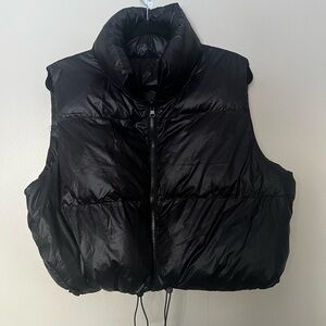 Women’s Black Puffer Vest